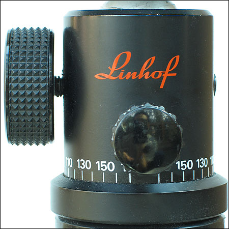 closeup of linhof ballhead